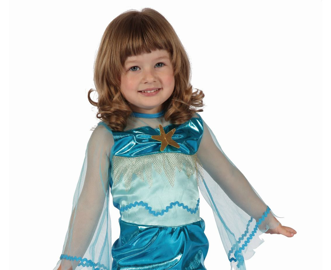 Costume for child Blue Mermaid (dress), size 92/104 cm